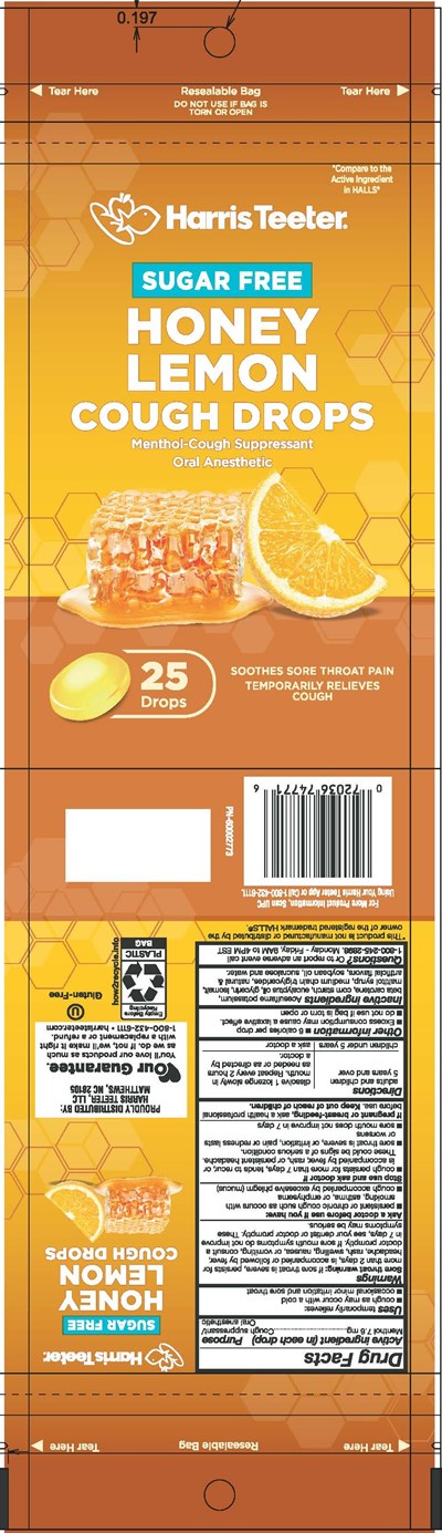 Harris Teeter Sf Honey Lemon 25ct Cough Drops (Harris Teeter Sf Honey Lemon 25ct Cough Drops)